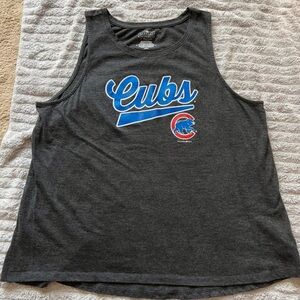 Dark Gray Women's “Cubs” Tank Top